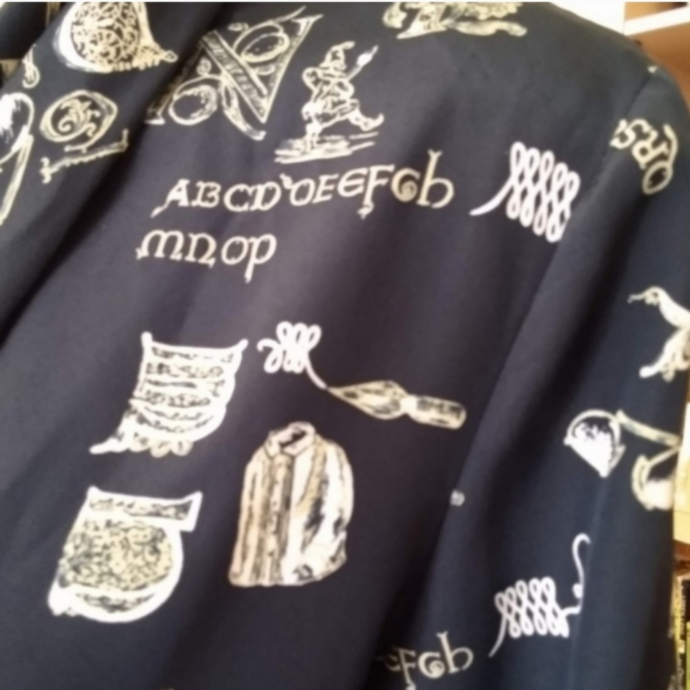 Vtg Drape Blouse - Picture 9 of 10